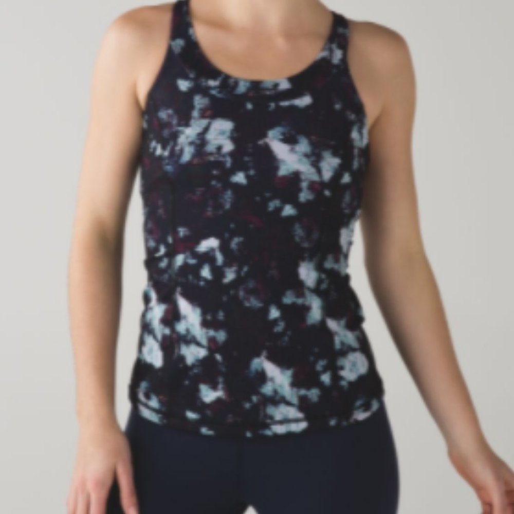 Lululemon Enhearten Tank Static Blossom Multi
